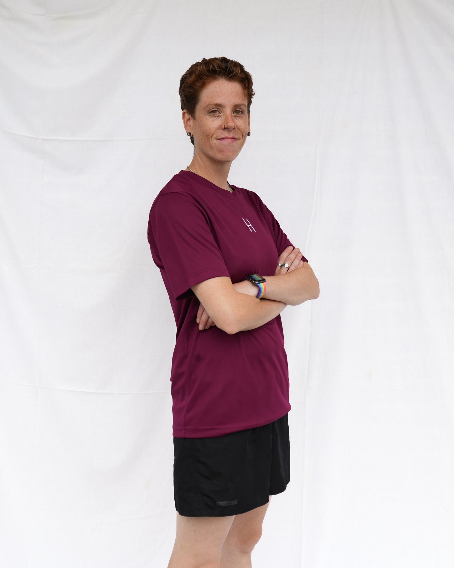 Training Tee - Burgundy
