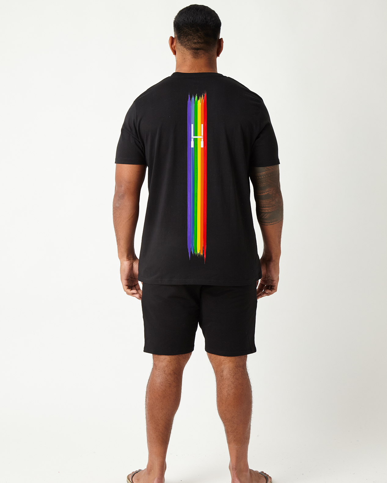 Rainbow Stripe Tee