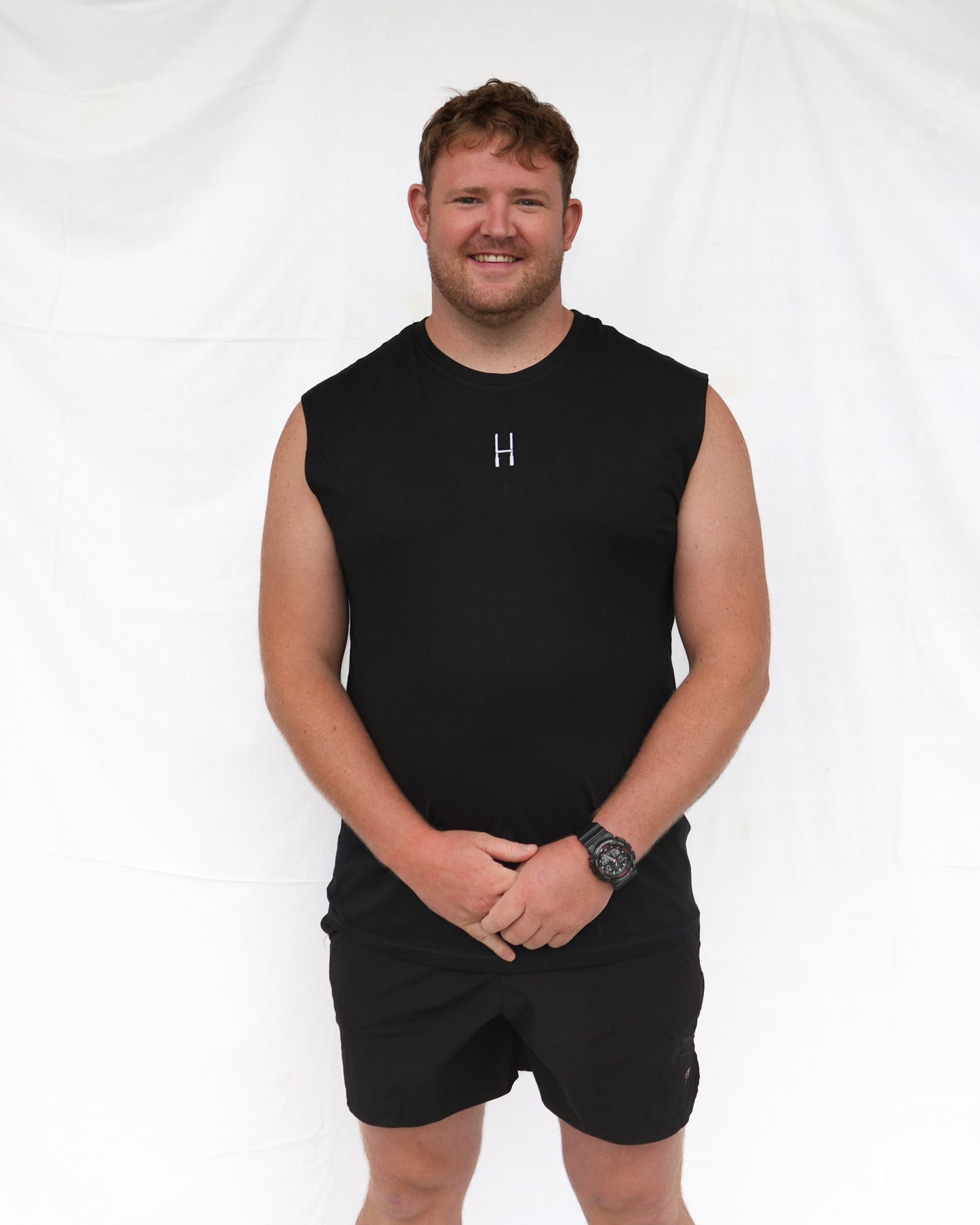 Sleeveless Tee - Black NEW