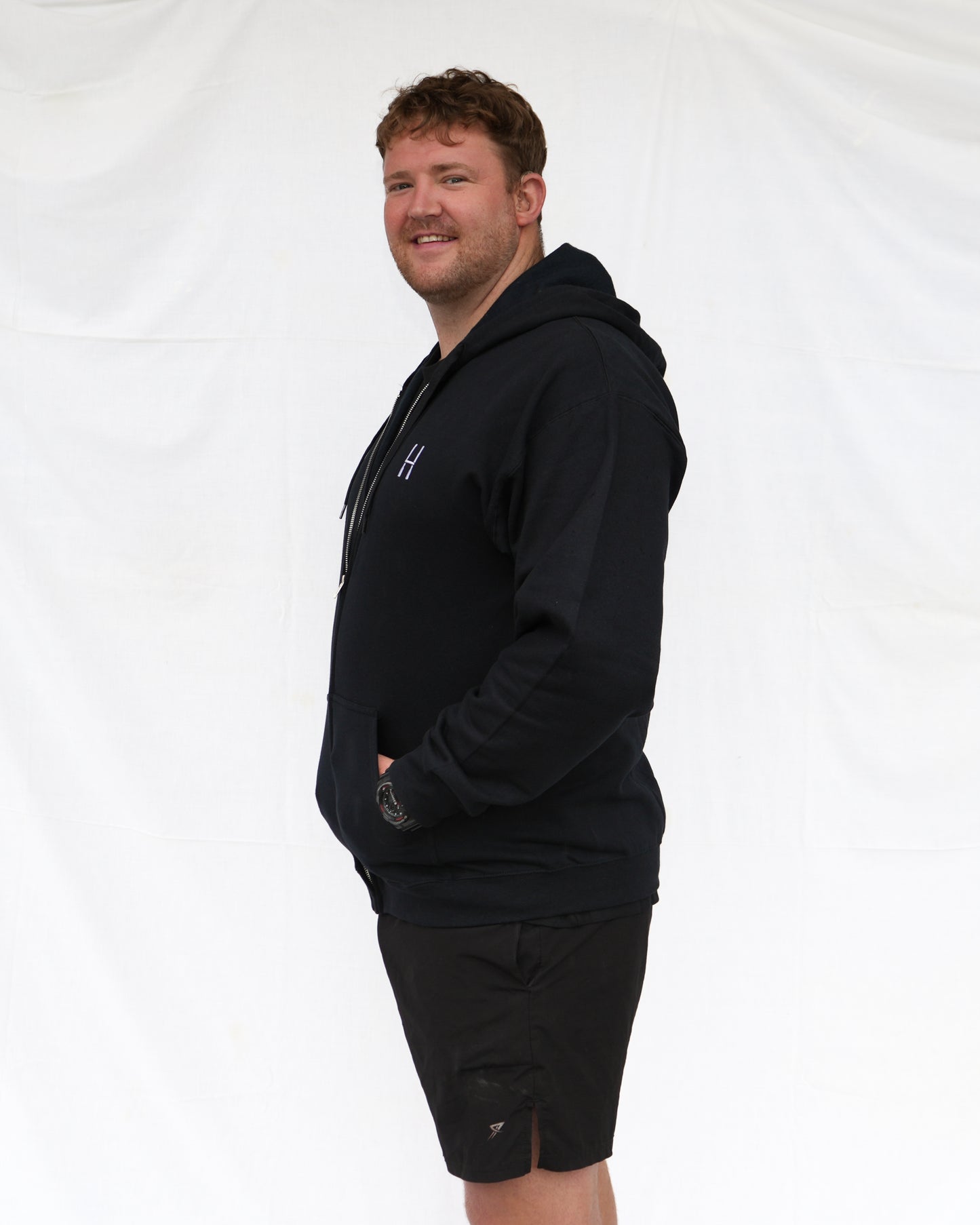 Essentials Zip Hoodie - Black