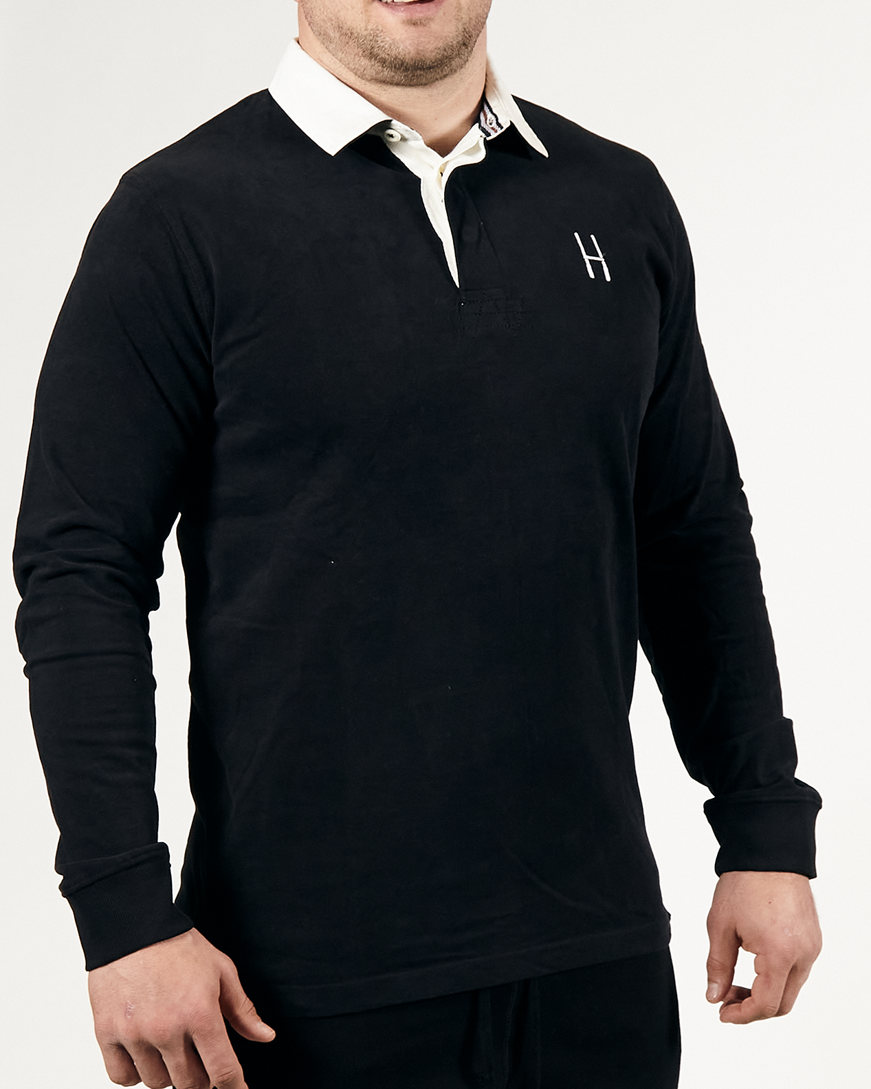 Classic Rugby Shirt - Black